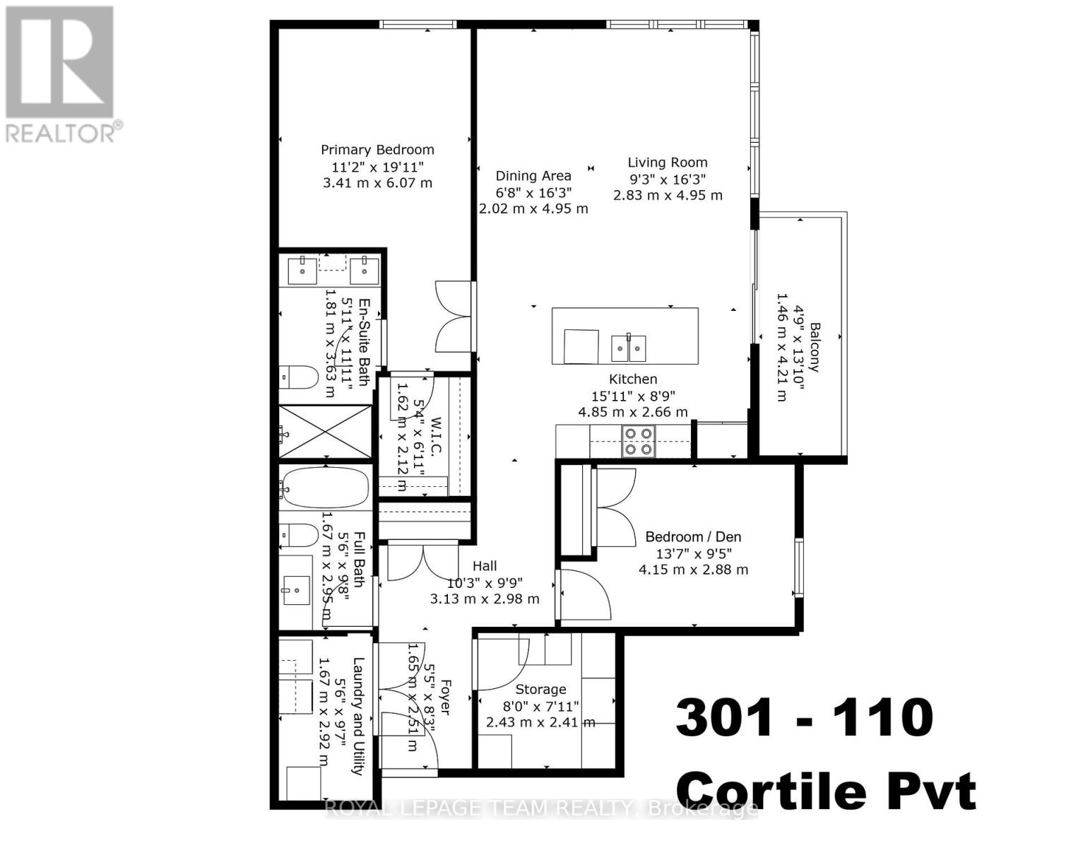 301 - 110 Cortile Private