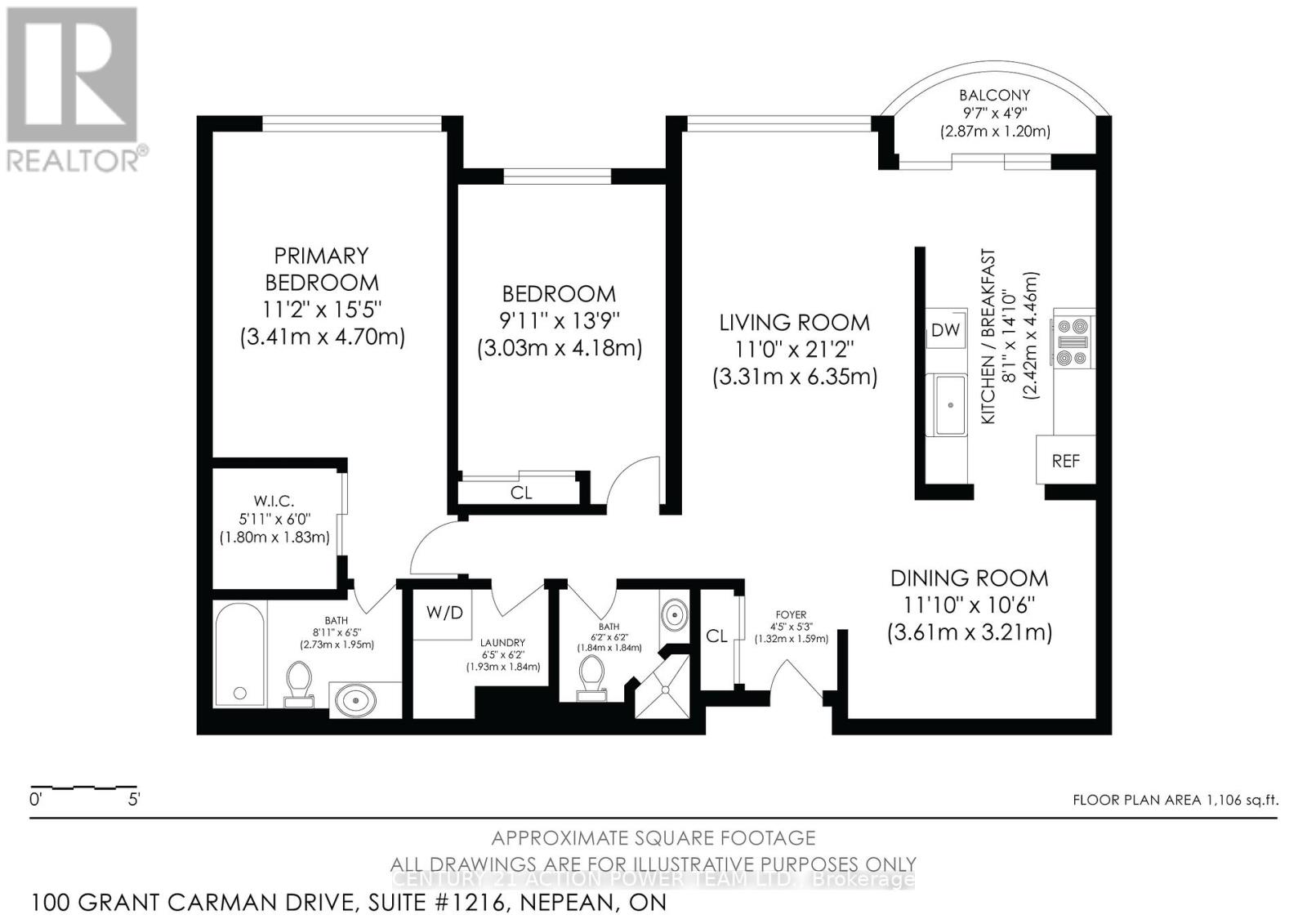 1216 - 100 Grant Carmen Drive