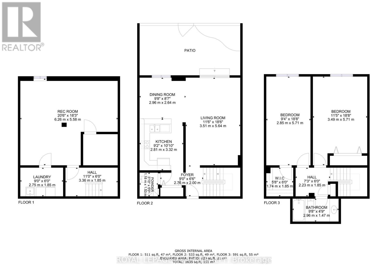 54 - 227 Ridgepark Private