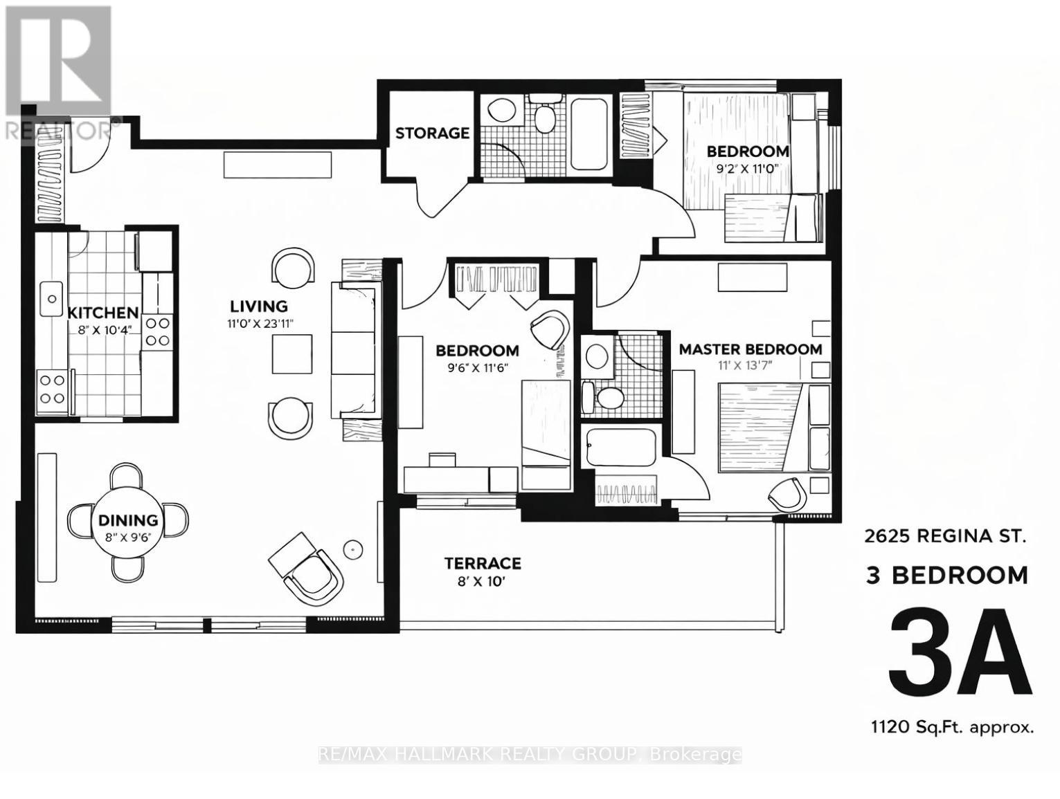 1706 - 2625 Regina Street