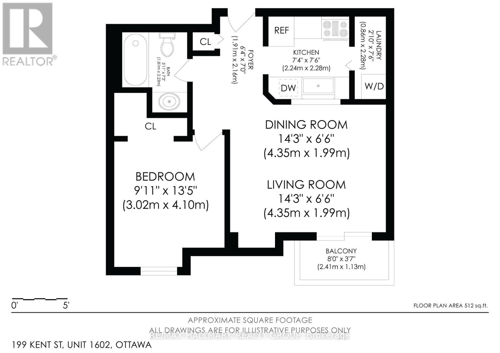 1602 - 199 Kent Street N