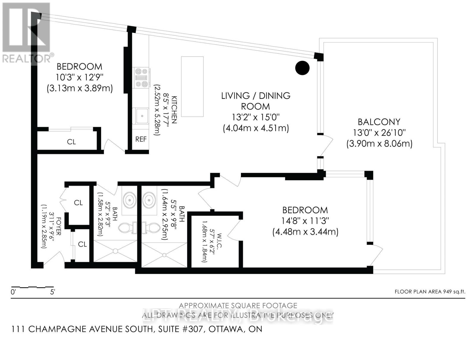 307 - 111 Champagne Avenue S