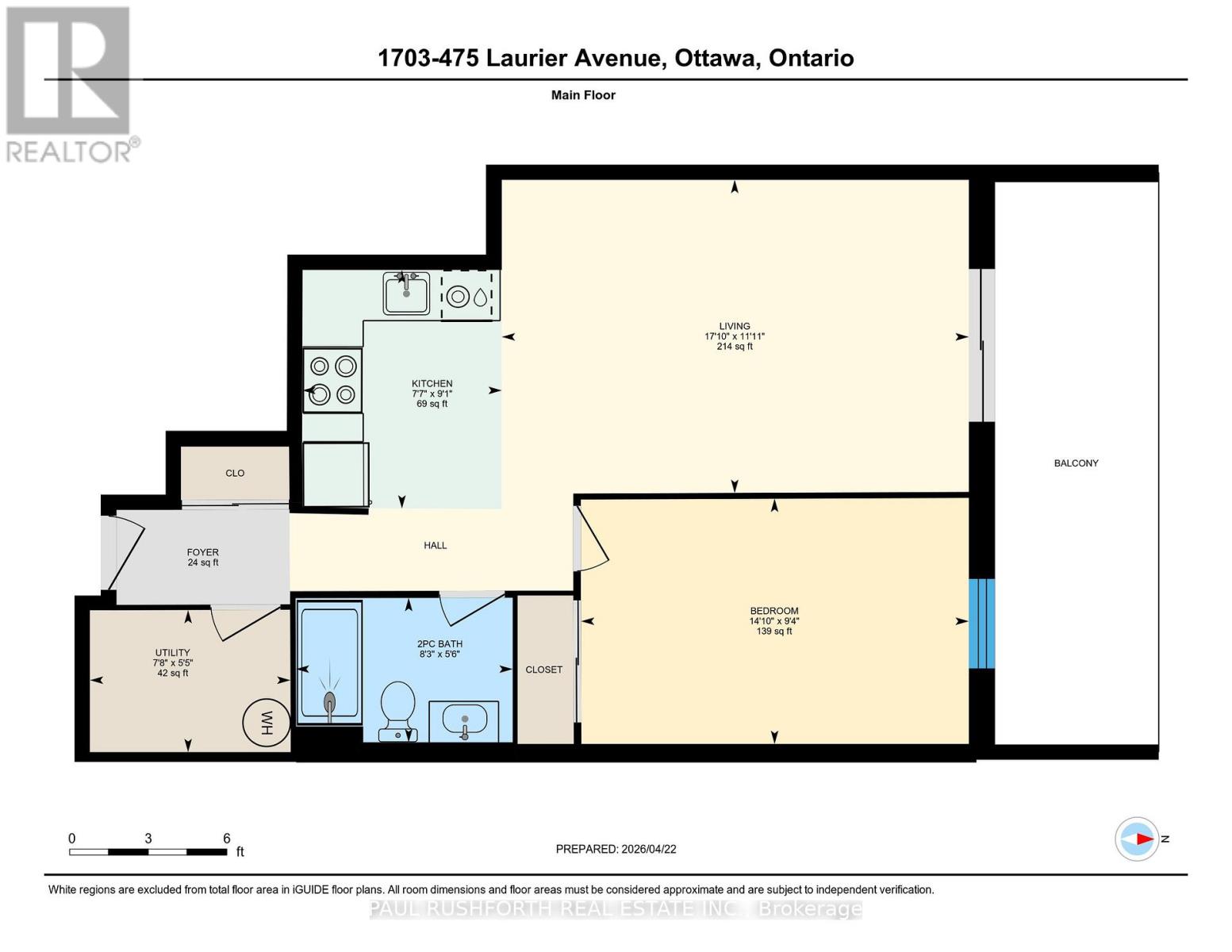 1703 - 475 Laurier Avenue W